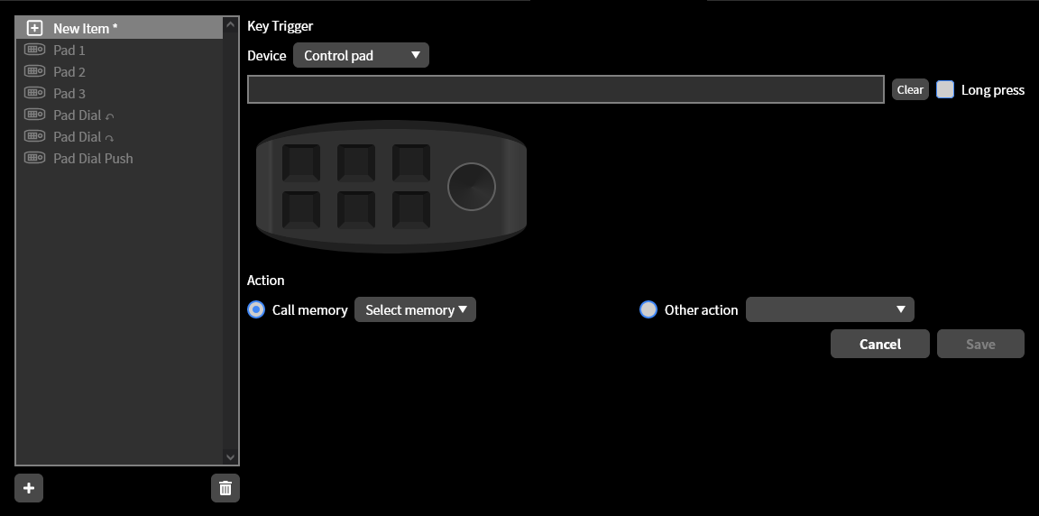 keymap controlpad