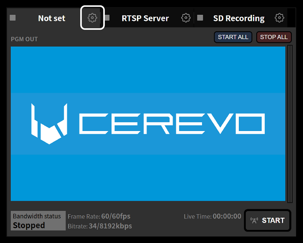 enter channel config